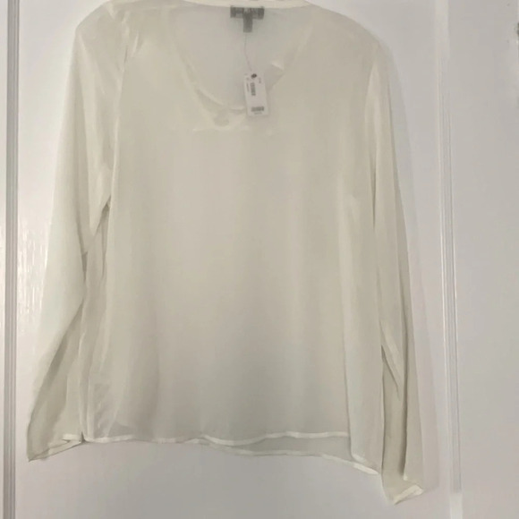 The Limited blouse White Ruffle collar top size small - Picture 3 of 16